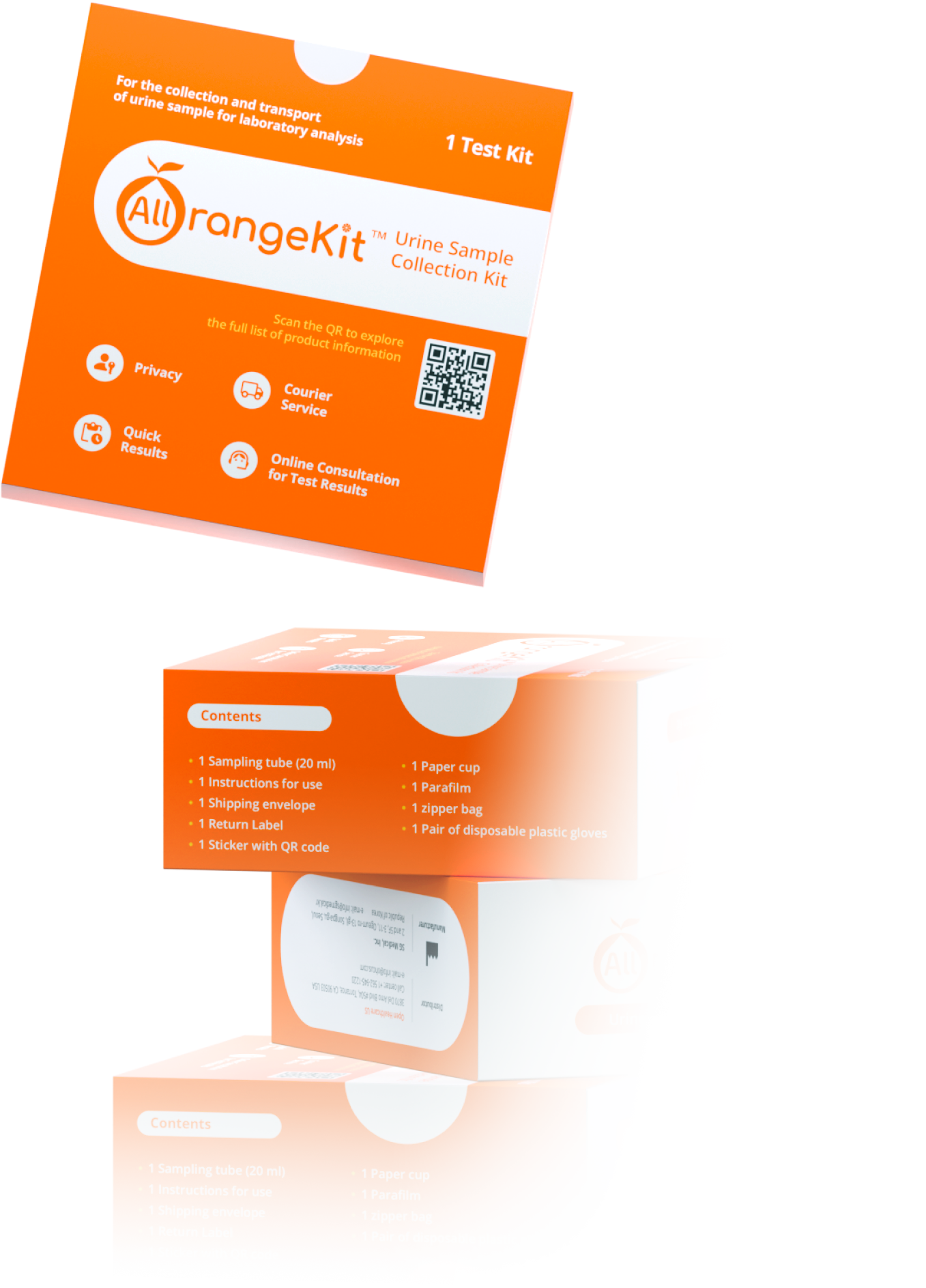 AllrangeKit at-home test kit packaging